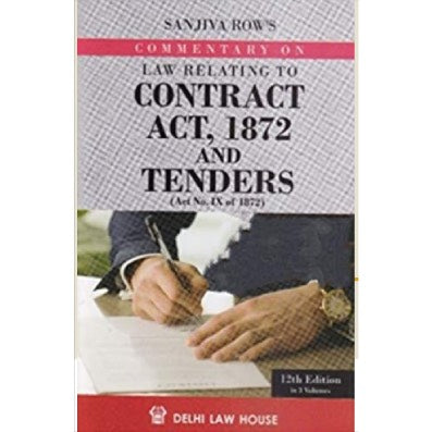 Law Relating to Contract Act, 1872 and Tenders (In 3 Volumes)